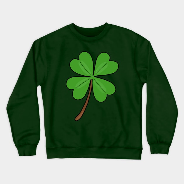 Four-leaf Clover - Luck Symbols Crewneck Sweatshirt by DiegoCarvalho